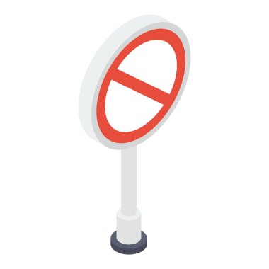 Blok sembolü vektör izometrik tasarımı 