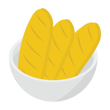 Baget ekmeğinin biyometrik simgesi