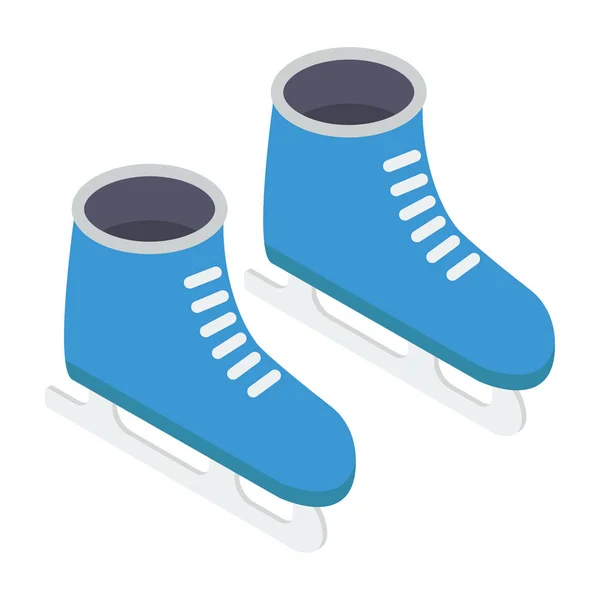 Icono Isométrico Las Zapatillas Vector — Archivo Imágenes Vectoriales