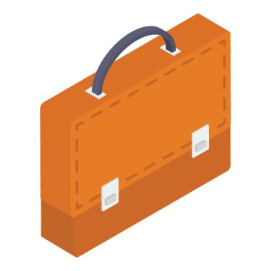 Portföy isometrik tasarım simgesi.