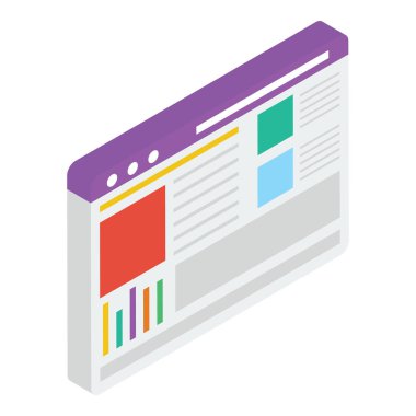 Biyometrik tasarımda web tasarım simgesi.