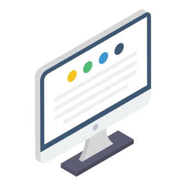 Biyometrik tasarımda web arabirimi simgesi.