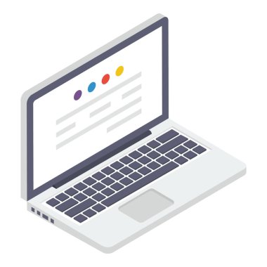 Biyometrik tasarımda web arabirimi simgesi.