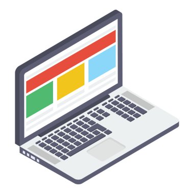 Biyometrik tasarımda web düzeni simgesi.