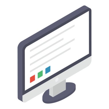 Biyometrik tasarımda web arabirimi simgesi.