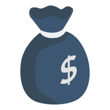 Biyometrik tasarımda para çuvalı simgesi.