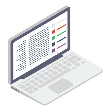 Biyometrik tasarımda web düzeni simgesi.