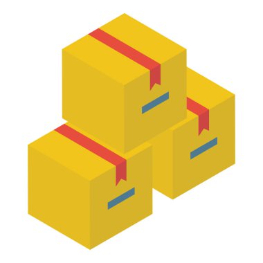 Biyometrik tasarımda karton kutu simgesi