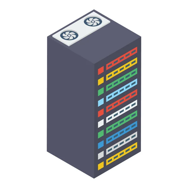 Datenserver Rack Vektor Design — Stockvektor