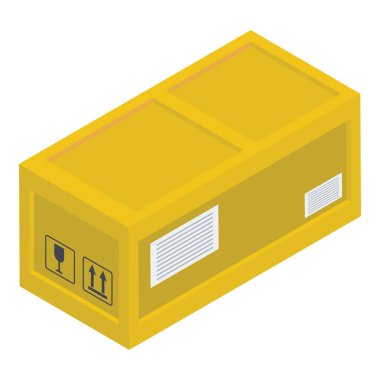 Biyometrik tasarımda karton kutu simgesi