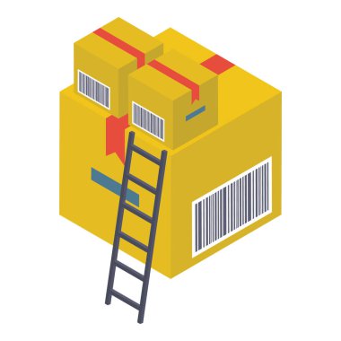 Biyometrik tasarımda karton kutu simgesi