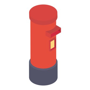 Letterbox'ın isomeric tasarım simgesi