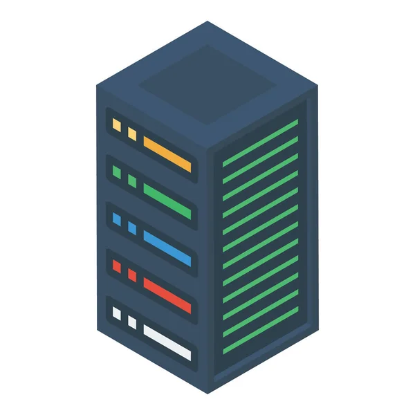 Datenserver Rack Vektor Design — Stockvektor