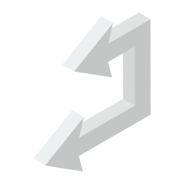 Okun yeniden boyutlandırılması için yönü gösteren bir ok 