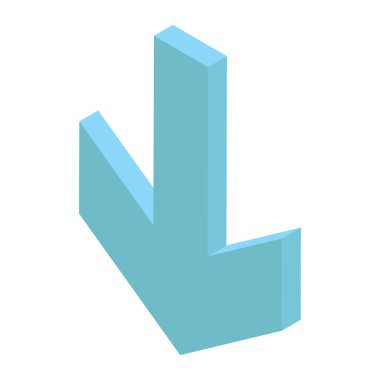 İndirme okunu aşağıya doğru gösteren ok 