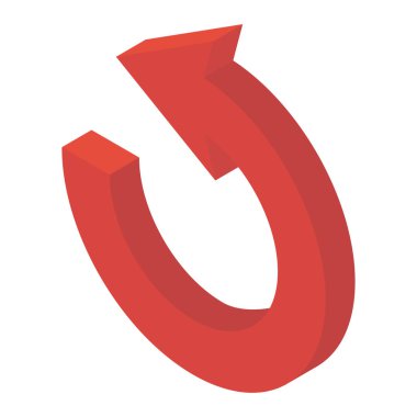 Sembol vektörünü, dairesel ok tasarımını yeniden yükle 