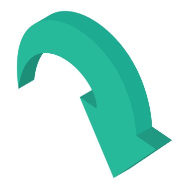 Yön oku olarak da bilinen eğik ok dizaynı 