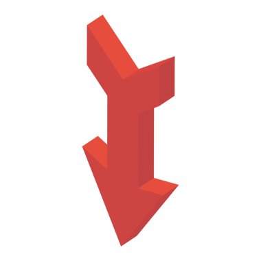 Dosya indirmek için bir fare imleç vektörü 