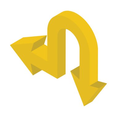 Yön ok vektörü, iki yönlü yol yönü 