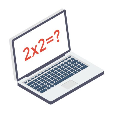 İzometrik simge tasarımında matematiksel hesaplamalar vektörü 