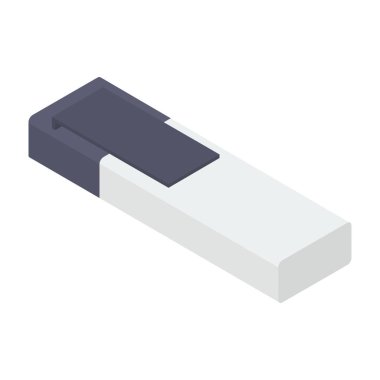 İşaret simgesi. Kalem izometrik vektörünü vurgula