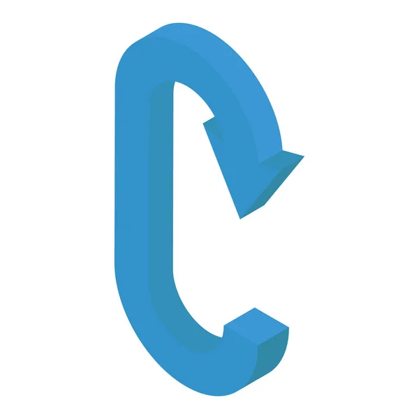 Recharger Vecteur Symbole Conception Flèche Circulaire — Image vectorielle