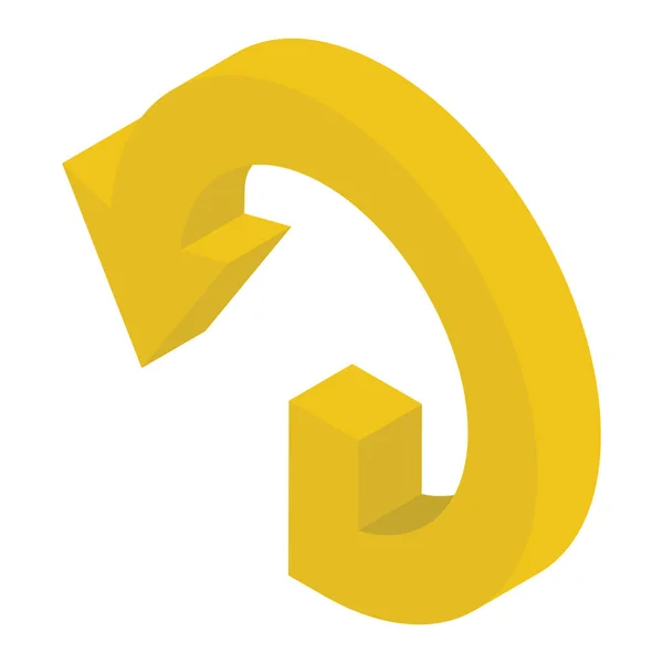 Symbolvektor Neu Laden Kreisförmiges Pfeil Design — Stockvektor