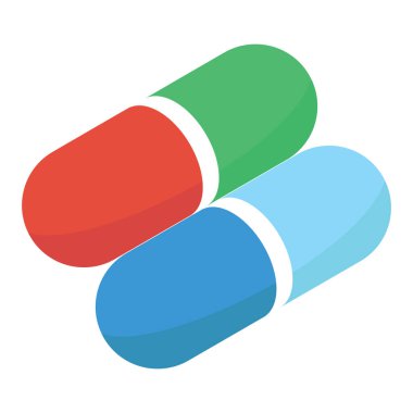 Gerçekçi hap vektörünün özgün tasarımı