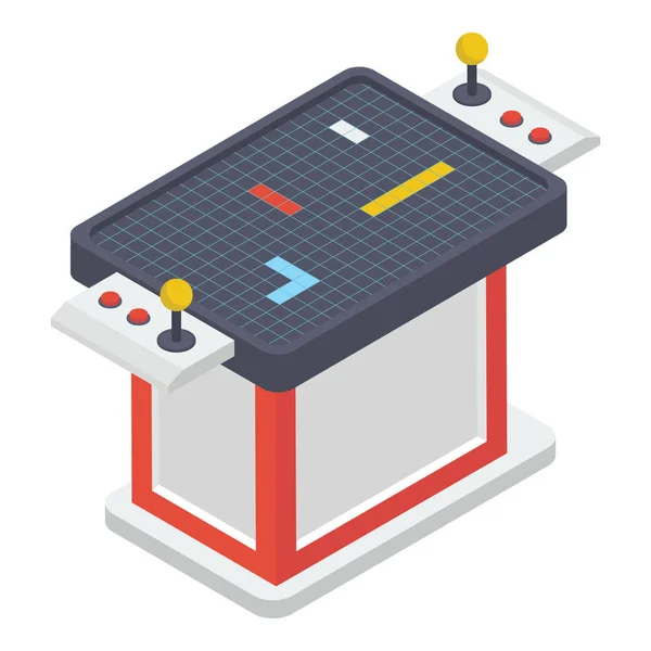 Puzzle Électrique Avec Design Vectoriel Isométrique Joystick — Image vectorielle