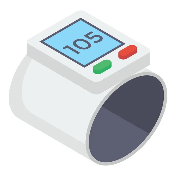 Γλυκόμετρο Ιατρική Συσκευή Που Χρησιμοποιείται Για Τον Προσδιορισμό Της Συγκέντρωσης — Διανυσματικό Αρχείο