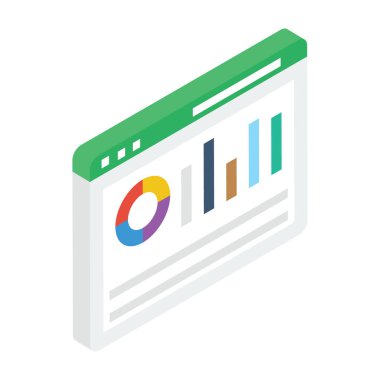 Grafiksel web sitesi veya iş web sitesi içerisindeki grafikler 