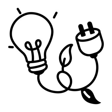 Eko ampulü temsil eden bir çizim biçimi simgesi