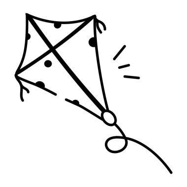 Kağıt fırıldak tasvir eden karalama tarzı bir simge