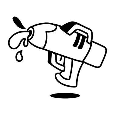 Kağıt fırıldak tasvir eden karalama tarzı bir simge