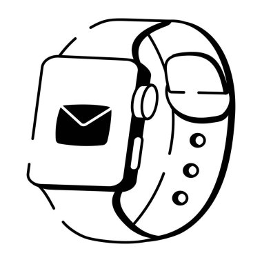 Akıllı seğirmeyi gösteren bir el çizimi simgesi