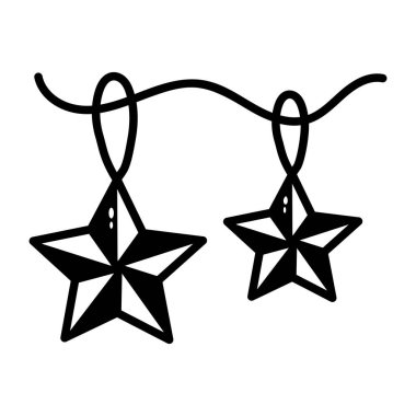 Bir çelenk gösteren yarım yamalak bir simge