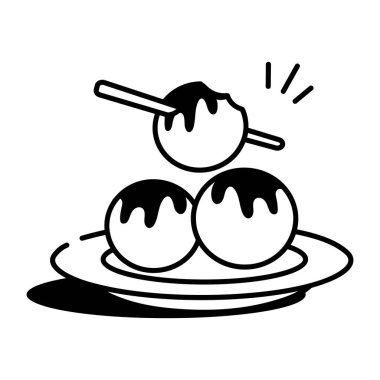 Dango gösteren bir çizim biçimi simgesi