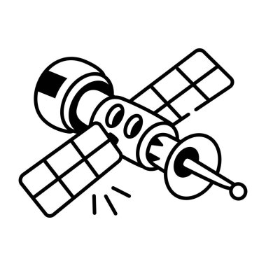 Bir uzay mekiğini gösteren yarım yamalak bir simge