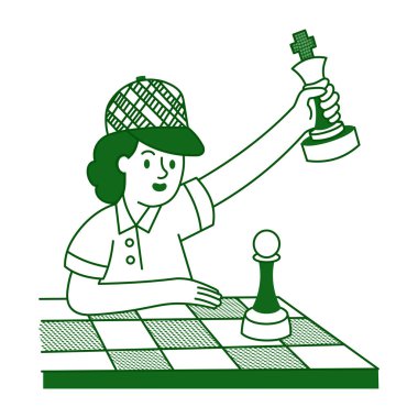 Tekvando dövüşçülerinin yüksek tekme attığını gösteren el çizimi resim.