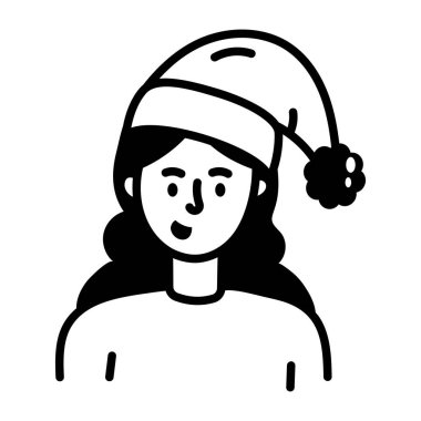 Noel şapkası gösteren bir resim simgesi