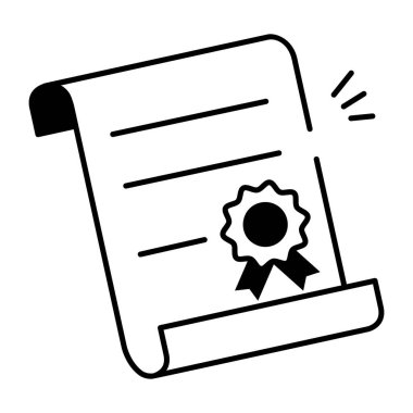 Kanıt torbasını gösteren bir çizim biçimi simgesi