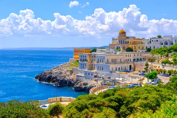 Santa Cesarea Terme Salento Apulii Lecce jižní Itálie — Stock fotografie