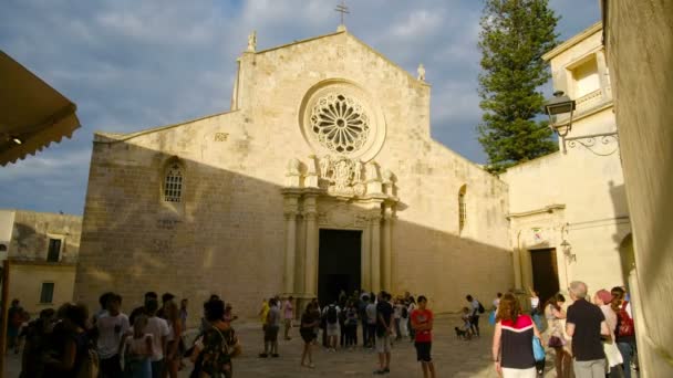 Catedral de Otranto - Salento - Apúlia - Itália — Vídeo de Stock
