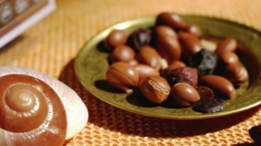 Argan yağı Argan fındık - Argan meyve yararlı antioksidan kızarıklık iltihapları cilt çatlakları şifa için tarafından yapılan