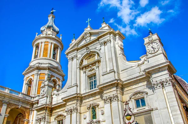 Igreja de Loreto Basílica de Della Santa Casa Ancona Marche região Itália — Fotografia de Stock