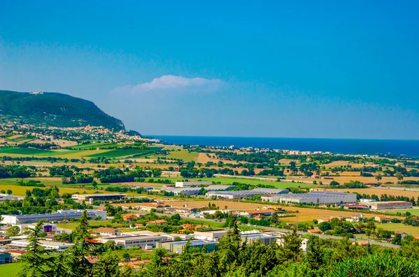 The Monte Conero Riviera from Loreto - Marche - Italy — Stock Photo, Image