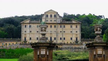 Frascati Villa Aldobrandini asalet tarihi saray - Roma eyaleti Lazio - İtalya