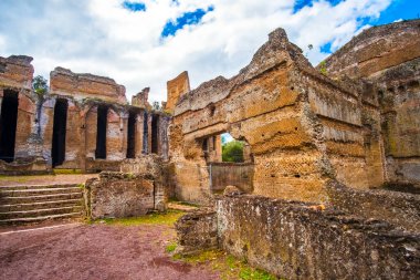 Tivoli - Villa Adriana Roma ' da - İtalya'da arkeolojik dönüm noktası