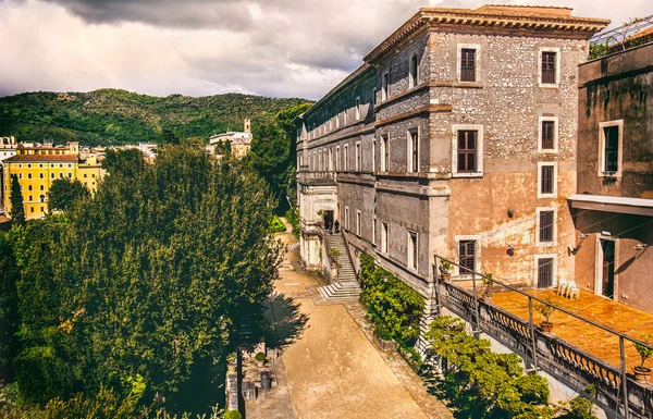 Vintage βίλα υπαίθριος κήπος της βίλας Ντεστέ στο Tivoli-Ρώμη-Lazio-Ιταλία — Φωτογραφία Αρχείου