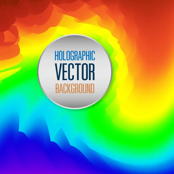 Ilustración Holográfica Abstracta Del Fondo Del Vector — Vector de stock